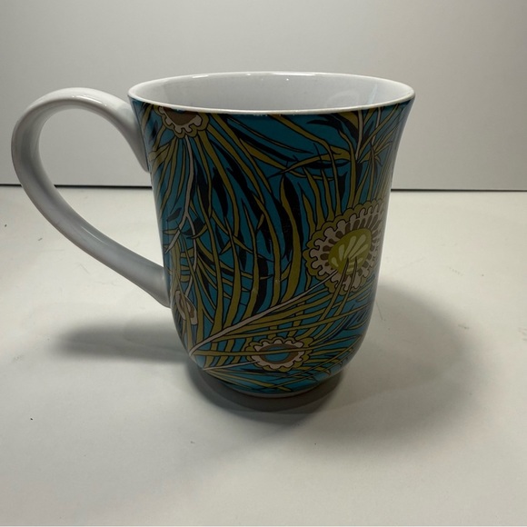 Liberty of London for Target Teal Peacock Mug - Picture 2 of 6